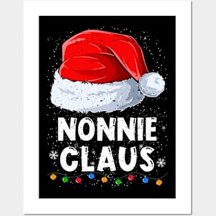 Nonnie Claus Christmas Santa Family Matching Pajama Posters and Art